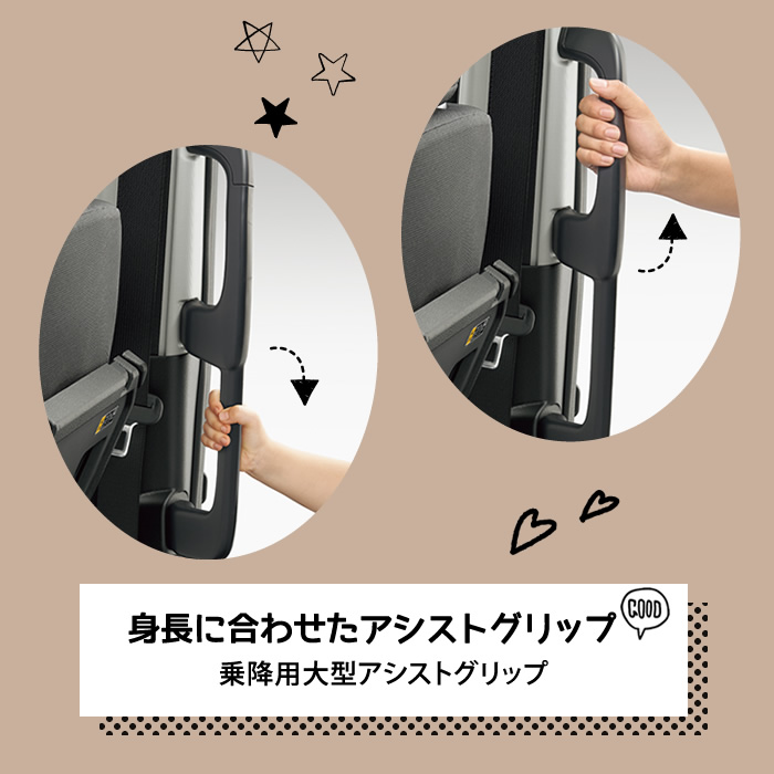 乗降り用大型アシストグリップ