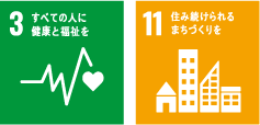 SDGs 3、11