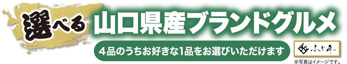 選べる山口県産ブランドグルメ